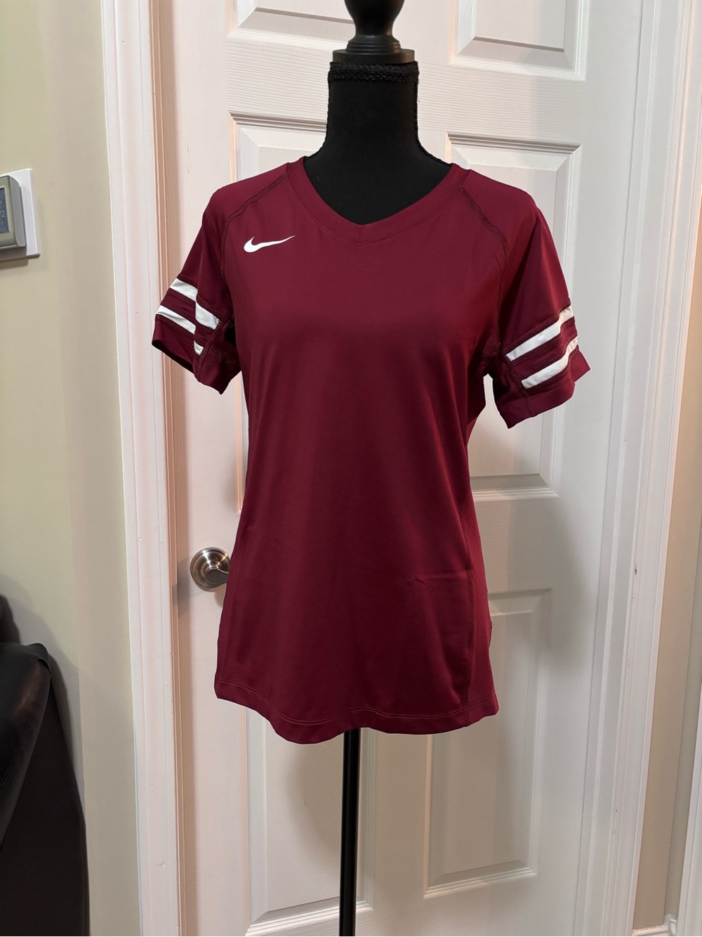 Nike Women's Maroon Short Sleeve Volleyball Jersey